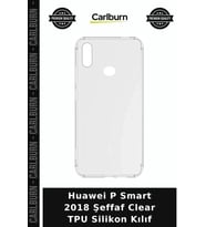 Huawei P Smart 2018 Şeffaf Clear TPU Silikon Kılıf Telefon Örtüsü Cihaz Kılıfı Akıllı Aksesuar