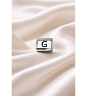 G Harf Charm, Çelik Bileklik Aksesuarı, Kişiye Özel Harf Modülü, Şık & Minimal Tasarım