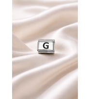 G Harf Charm, Çelik Bileklik Aksesuarı, Kişiye Özel Harf Modülü, Şık & Minimal Tasarım