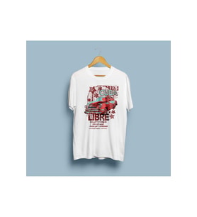 Oversize Cuba Libre Tasarım Unisex T-shirt