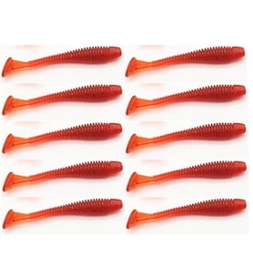 PROFISHER 10 lu Silikon Et Rengi T Kuyruk 5cm 0,6gr