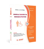 Egem Eğitim Yayınları AÖF Güncel Engelli Bakımı ve Rehabilitasyon 2.Sınıf 4.Dönem Konu Anlatım Soru Bankası "Bahar Dönemi" (Çok Renkli)