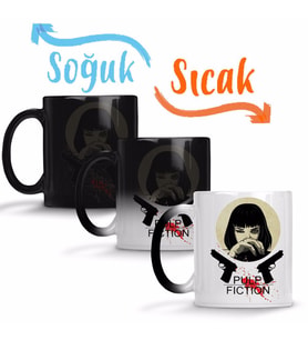 Pulp Fiction Sihirli Kupa Bardak Porselen