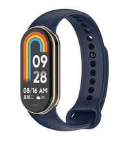 Lexroo Xiaomi Mi Band 9 Serisi Klasik Kordon Silikon Strap Kayış - Midnight Blue
