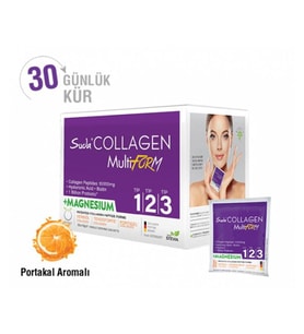 Suda Collagen Multiform Portakallı Magnesium 30 Saşe 15 gr
