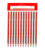 Kırmızı Başlık Kalemi Yıldız 12 Adet Faber Kırmızı Başlık Kalemi Yıldız Desenli