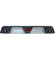 Shopigon Toyota Corolla 2012-2018 Difüzör 4 Egzoz Siyah/silver