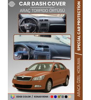 SKODA OCTAVİA (2006-2013) Torpido Örtüsü Ön Göğüs Halı Torpido Koruma Birebir Uyum Kaymaz UV Koruma