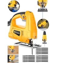 Steiner Alman 4000 W Sjs Metal Şanzıman 6 Kademe Devirli Bakır Sargılı Dekupaj Testere makinesi + 15 Uç