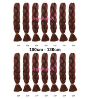 X-Pression Afrika Örgüsü Ve Rasta Için Sentetik Saç 100gr-33