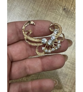 4X4 CM ZİRKON TAŞ İŞLEME METAL KOT GÖMLEK APOLET DİKİŞ ARMA AKSESUARI