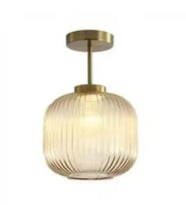 Rsylight Retro bal Elips Tavan Plofyoner Dekoratif Rustik Avize Çap:20 cm