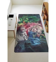 Modern Dijital Baskı Kaymaz Taban Çocuk ve Genç Odası Halısı H0516