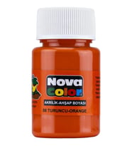 NOVA COLOR TURUNCU 30 CC ŞİŞE AKRİLİK BOYA