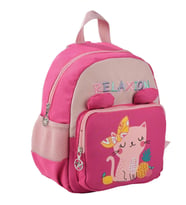 Kız Çocuk Pembe 2 Bölmeli Kulaklı Anaokulu Çantası SYG4040-Pembe