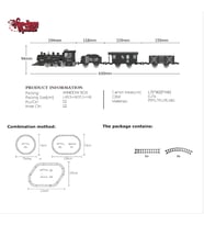 FF-1603C-4C IŞIKLI VE SESLİ BUHARLI TREN SETİ -VRD