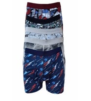 Tutku 12 Adet Desenli Likralı Boxer