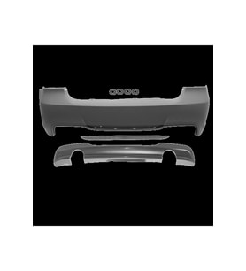 BMW E90+LCI 2005-2011 Komple Tampon Arka 0 &Ccedil;ıkış M Tech 335i 51127906501 Wender