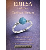 Sertifikalı Hafıza Güçlendirme Enerji Yüzüğü – Turkuaz Firuze Ayarlanabilir İnce İkizler Kova Burcu (Çok Renkli)