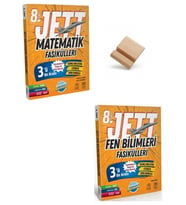 Ünlüler Karması LGS 2027 Jett Matematik ve Fen Bilimleri Fasikülleri + Telefon Standı