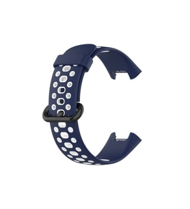 Mey İthalat® Redmi Watch 2 Spor Delikli Kordon - Lacivert-Beyaz