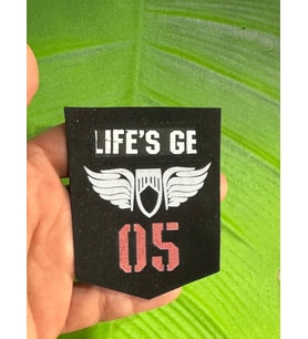 8X7 CM YAZI VE KANATLI ARMA YAMA DİKİŞ HOBİ AKSESUARI