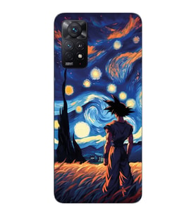 Xiaomi Redmi Note 11 PRO Uyumlu Dragon Ball Tasarımlı Şeffaf Telefon Kılıfı