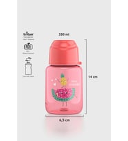 Renga Moi Baby Desenli 330 ml Tritan Şişe 912061 Pembe (Nar Çiçeği)