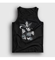 Presmono Unisex Siyah Do Walt Thou Wilt Cartoon Baphomet Atlet 458118tt