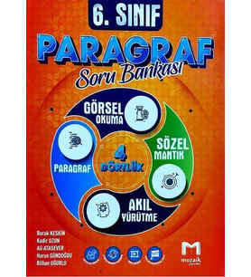 6. Sınıf Paragraf Soru Bankası Mozaik Yayınları