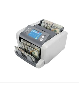 HesapliDepom HL-P80 Karışık Para Sayma Makinesi 6 Ülke Para Birimi TL, USD, EURO,GBP, CHF, RUB