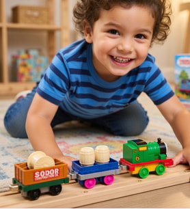 Thomas ve Tren Arkadaşları Seti 3'lü Mıknatıslı Tren Küçük Araçlar Oyuncak Tren Çocuğa Hediye (Karışık)