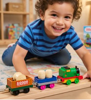 Thomas ve Tren Arkadaşları Seti 3'lü Mıknatıslı Tren Küçük Araçlar Oyuncak Tren Çocuğa Hediye (Karışık)