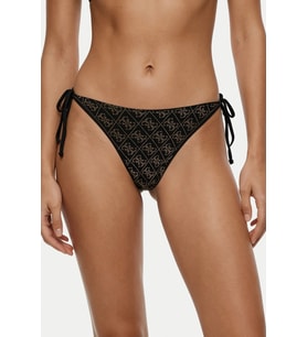 Guess Diane String Kadın Siyah Bikini E6GO15KCUO2-JBLK