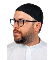 Berra Çelik Örme Dantel Namaz Takkesi Siyah 1 Adet