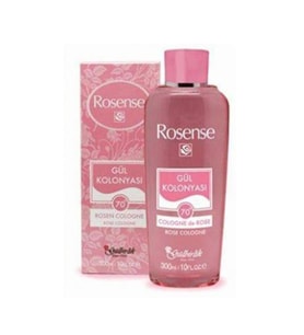 Rosense Kutulu Doğal Gül Kolonyası 70 Derece 300ML Pet Şişe