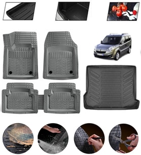 Opel Combo 2001-2011 Uyumlu Paspas Araca Özel Bagaj Havuzu MBS Gri