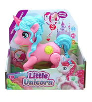 Little Unicorn Sesli ve Işıklı Pembe 18 Cm Süper Kaliteli