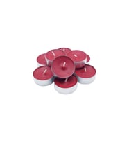 Kokusuz Mum Renkli Mum 8 li Tealight Mum Dekoratif Yuvarlak Mum (Renksiz)