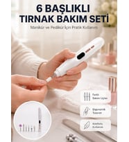 Kurutma Özellikli Manikür Pedikür Cihazı Şarj Edilebilir
