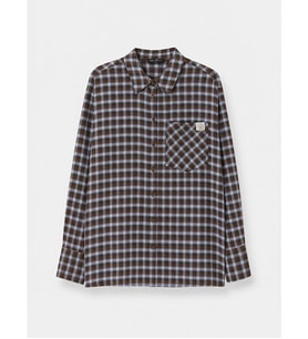 LCW Comfort Mavi Ekose Oversize Kadın Oduncu Gömlek