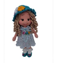 Mavi Rüya Bebek Amigurumi Organik Oyuncak