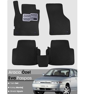 LADA VEGA (1996-2004) Uyumlu EVA Paspas Tam Set–Araca Özel,Kolay Montaj,Su Geçirmez