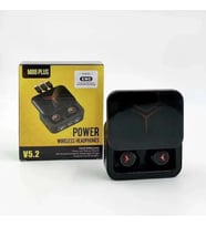 M88 Plus Şarj Göstergeli Powerbank Özellikli Bluetooth Kablosuz Kulakiçi Kulaklık Siyah