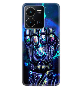 Vivo Y22 Kılıf Silikon Desen Özel Seri Thunder Play 1760