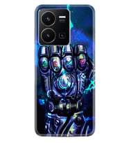 Vivo Y22 Kılıf Silikon Desen Özel Seri Thunder Play 1760