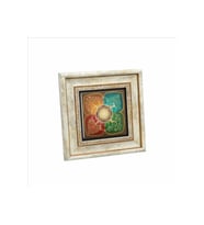4 Mevsim Ağaç Baskılı Taş Tablo 20x20