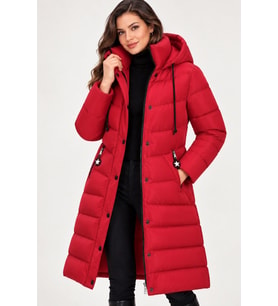 Dewberry Kadın %100 Polyester Kaban Düz Bordo Z9719 Günlük Dış Giyim, Şehir ve Ofis Stili, Seyahat Gardırobu