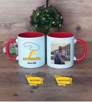 Antrenör Kupa Bardak Kırmızı Fotoğraflı Antrenöre Hediye