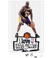 Shaq o'neal i Love This Game Puzzle 240 Parça Yapboz